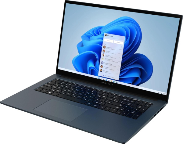 Ноутбук Maibenben M17A-R787UM Ryzen 7 8745H 16Gb SSD512Gb AMD Radeon 17.3" IPS FHD (1920x1080) Windows 11 Home blue WiFi BT Cam (M17A-R787UM0F3RHU4EB0)