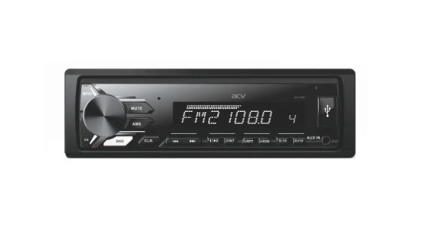 Автомагнитола ACV AVS-812W 1DIN, 4x50Вт, MP3, FM, SD, USB, AUX