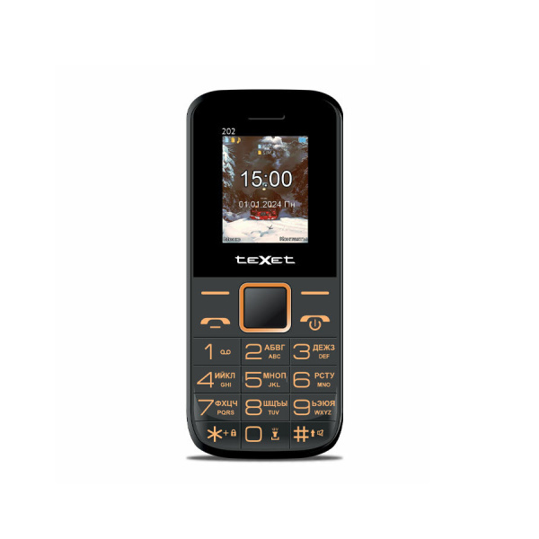 Сотовый Texet TM-202 Черный 2sim/1.77"/160*128/microSD/32Mb/1800мАч/моноблок