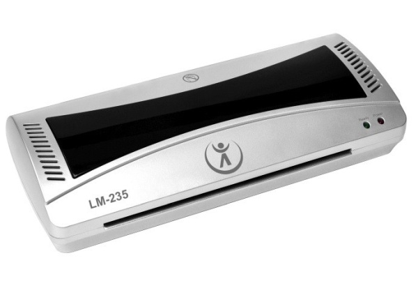 Ламинатор LM-235 А4, 80-125мкм, 2 горячих 2 хоодных вала с внешним нагревом (7701)