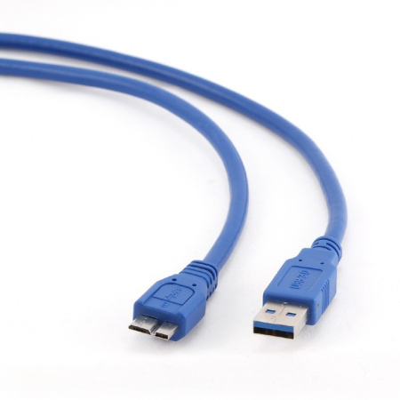 Кабель USB3.0 USB(m)-MicroUSB3.0(m)  3.0м Cablexpert (CCP-mUSB3-AMBM-10), черный