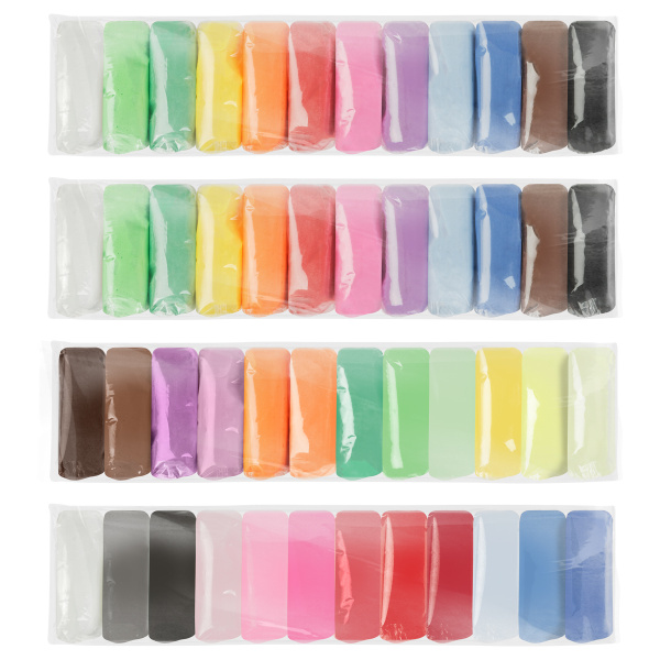 Пластилин 48цв. Мульти-Пульти лёгкий воздушный застывающий (ЛП_53311)