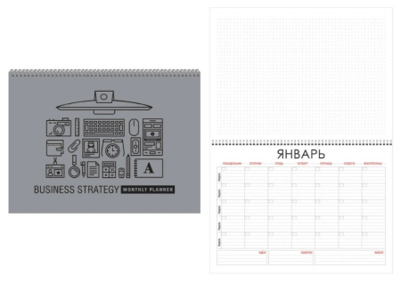 Планер настольный 20л. "Mr. Grey" недатир. Канц-Эксмо ПНС222001