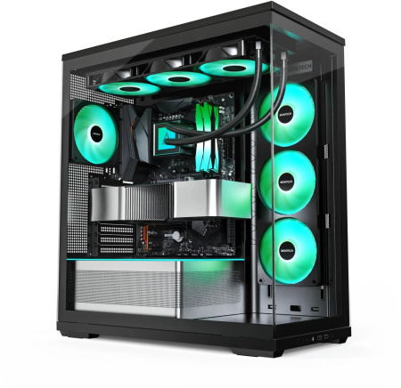 Корпус Montech TG3 черный без БП ATX 9x120mm 4x140mm 2xUSB3.0 audio bott PSU