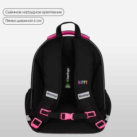 Ранец Berlingo Expert Plus "Candy Princess" 38*29*15см, 2 отделения, 2 кармана RU-EXPL-1105