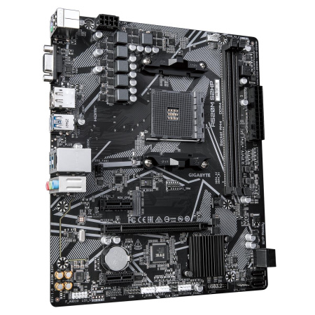 Материнская плата Gigabyte A520M S2HP Soc-AM4 AMD A520 2xDDR4 mATX AC`97 8ch(7.1) GbLAN RAID+VGA+HDMI+DP