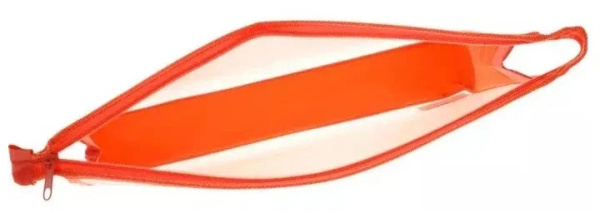 Папка для тетрадей А4 ПЧЕЛКА Б/ЦВ ПЕРСИКОВАЯ на молнии ПМ-А4-01