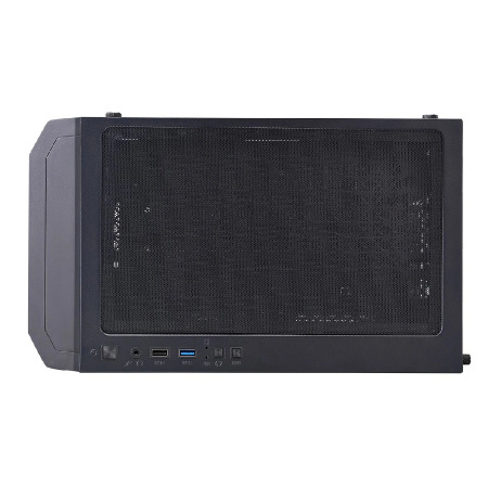 Корпус mATX Б_БП 1STPLAYER BULLET HUNTER H2 ARGB Black (USB3.0,Audio,TG,черный,4х120мм ARGB)[H2-BK-4F7]