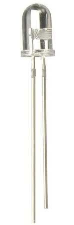 Светодиод круглый 5мм, 1.45в, инфракрасный, 850нм, LED