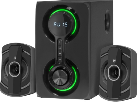 Актив.колонки 2.1 Defender Eclipse 40Вт, Bluetooth, FM, MP3, SD/USB, питание от сети, MDF, Black