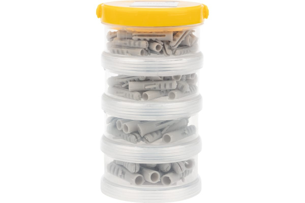 Набор дюбелей Kranz KR-01-3101-08, 90 штук, пластиковый кейс