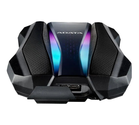Жесткий диск USB3.2 2.5" 2TB A-Data HD770G (AHD770G-2TU32G1-CBK) Черный,IP68, RGB