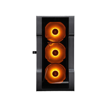 Корпус mATX Б_БП 1STPLAYER TRILOBITE T3-G ARGB Black (1*USB3.0+2*USB2.0, Audio, TG, 4x120mm ARGB, черный)[T3-G-BK-4F2(AP)]