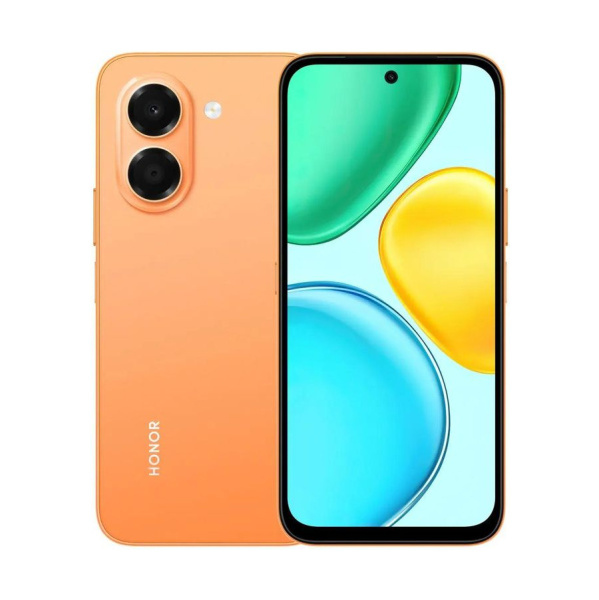 Смартфон Honor X7e 6Гб 256Гб Оранжевый 6.61", TFT LCD, 1604*720, 2*2+6*1.7Ггц, 50+0.08МП, 5Мп, NFC, 4G, 7000мАч, And