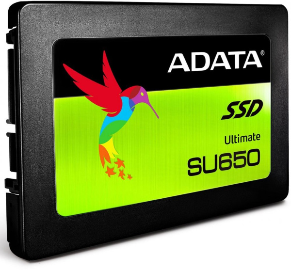 SSD-накопитель 240Гб ADATA [ASU650SS-240GT-R](Silicon Motion SM2258,TLC 3D NAND,520/450 Мб/с)