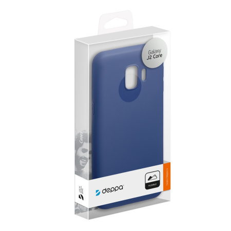 Накладка для Samsung Galaxy J2_Core Deppa Gel Color Case синяя (87153)