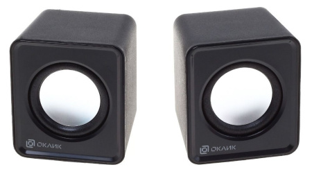 Актив.колонки 2.0 Оклик OK-331 6Вт, Black