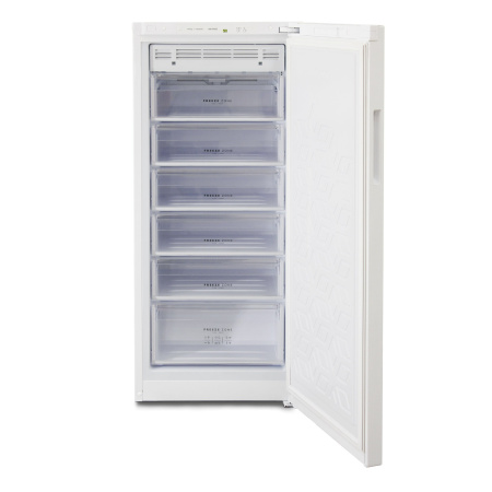Морозильник Бирюса 6046SN White, 1 камера, 230л, 60x62.5x145, класс B, No Frost, морозильная камера с функцией холодильника