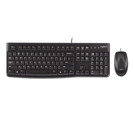 Комплект USB Logitech MK120 (920-002589) клавиатура 104кл.+ мышь 1000dpi, с кириллицей Black