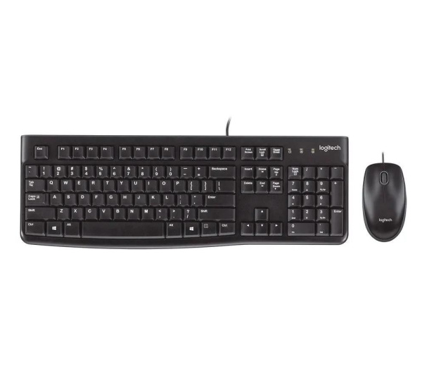 Комплект USB Logitech MK120 (920-002589) клавиатура 104кл.+ мышь 1000dpi, с кириллицей Black
