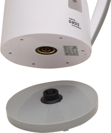 Чайник Oasis K-3PWG Белый 2200Вт, 1.7л, пластик