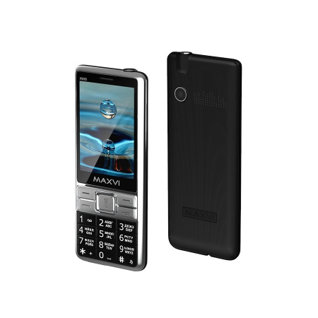 Сотовый Maxvi X900i Black 2sim/2.8"/320*240/microSD/1.3МП/Bt/1800мАч/моноблок