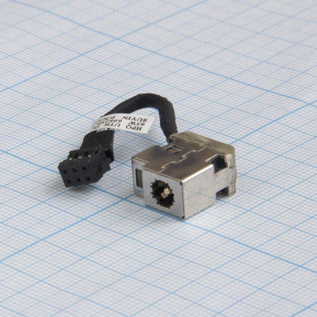 Разъём питания PJ №112 HP Sleekbook 14-b (4.8x1.7) p/n: 698230-YD1 на шлейфе