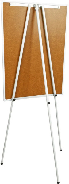 Доска-флипчарт 70*100см. на треноге, рамка ПВХ, регулировка по высоте, полочка OfficeSpace (359017)
