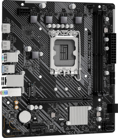 Мат.плата S1700 H610 ASRock H610M-H2/M.2 D5 (mATX,2DDR5,M.2,PCI-E16,PCI-E,2HDMI,PC5600)