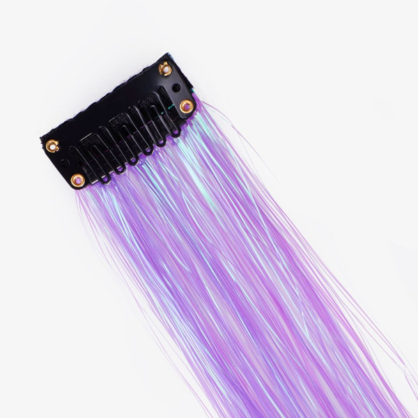 Карнавальный набор "Цветная прядь для волос. Дождик фиолетовый" 6245542