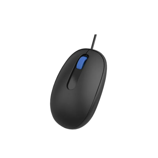 Мышь USB Perfeo OVAL (B3416) оптическая, бесшумная, 3кн., 1000dpi, кабель 1,8м, черная