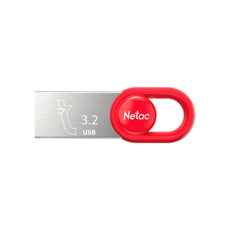 Флеш-накопитель USB3.0 128Gb Netac UM2 (NT03UM2N-128G-32RE) красный