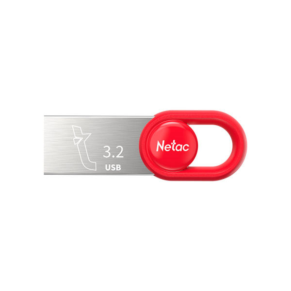 Флеш-накопитель USB3.0 128Gb Netac UM2 (NT03UM2N-128G-32RE) красный