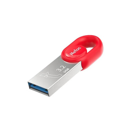 Флеш-накопитель USB3.0 64Gb Netac UM2 (NT03UM2N-064G-32RE) красно-серебристый