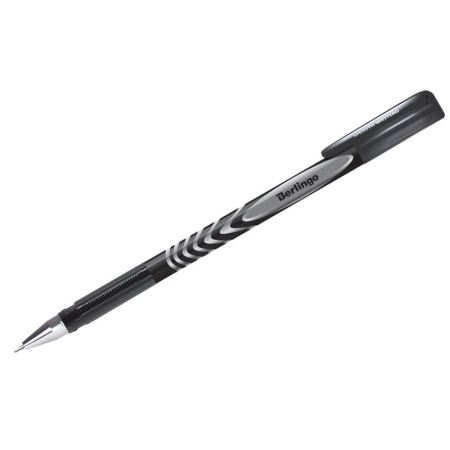 Ручка гелевая BERLINGO "G-Line" черная, 0,5мм, игольчатый стержень (CGp_50115)