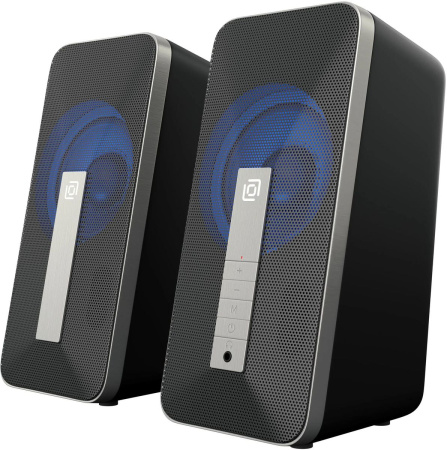 Актив.колонки 2.0 Оклик OK-130 10Вт, Bluetooth, Black