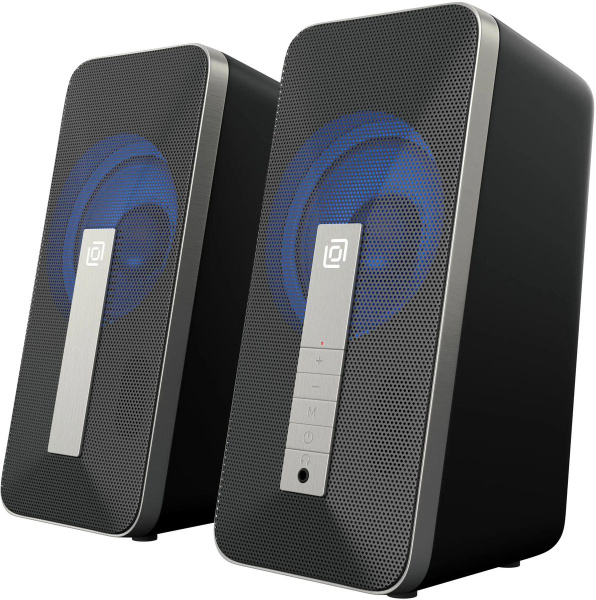 Актив.колонки 2.0 Оклик OK-130 10Вт, Bluetooth, Black