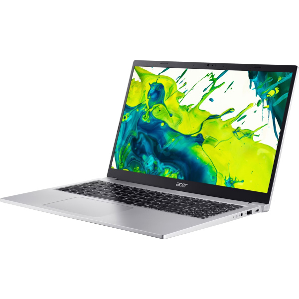 Ноутбук 15.6" Acer Aspire AL15-33P-3809 Intel Core 3 N355/8Гб/512SSD/VGAint/IPS/FHD/noOS/Серебристый