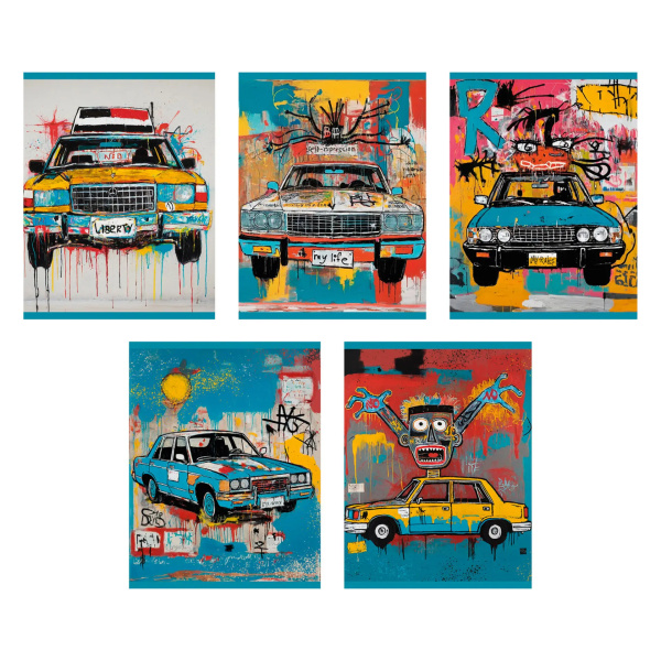 Тетрадь 48л. кл. "Красочные машины" Эксмо ТКЛ489164