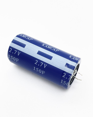 Ионистор 150Ф, 2.7В, радиальный, d=25.4, h=54, P=10мм, Kamcap HP-2R7-J157VYJ30