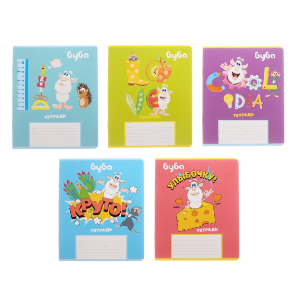 Тетрадь 12л. лин. косая "Буба" Hatber (12Т5В6 082440)