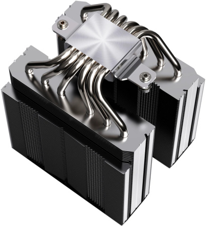 Кулер S115х/1200/1700/1851/AMx XASTRA AX620 Basic ARGB (265W/2*120mm/800-1850rpm/ARGB/6 тепл.трубок/медное основание)[AX620-XXAFMX-GL]