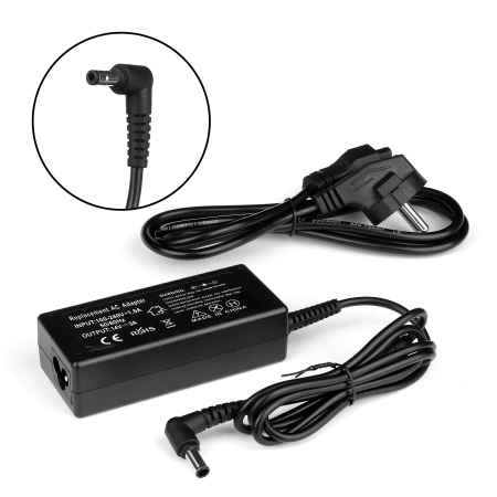 Блок питания сетевой, 14в, 3а, 42вт, 6.5*4.0 пин, с сетевым шнуром, для монитора Samsung