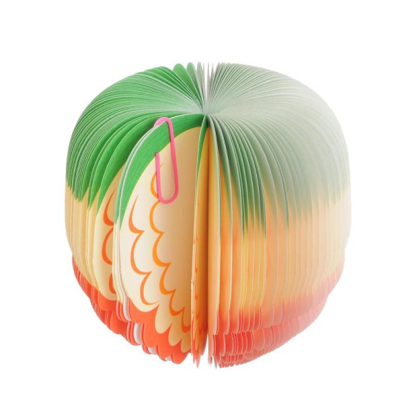 Блок для записей "Фрукты" фигурный М-4551