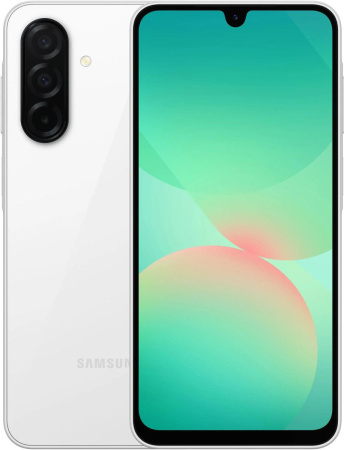 Смартфон Samsung Galaxy A26 SM-A266 8Гб 256Гб Белый 6.7", AMOLED, 2340*1080, 4*2.0+4*2.4ГГц, 50+8+2Мп, 13Мп, 5G, NFC, 5000мАч, And 15