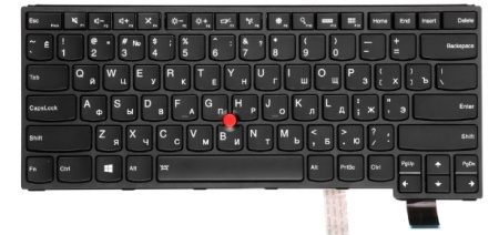 Клавиатура Lenovo ThinkPad S3, Yoga 14 с подсветкой черная