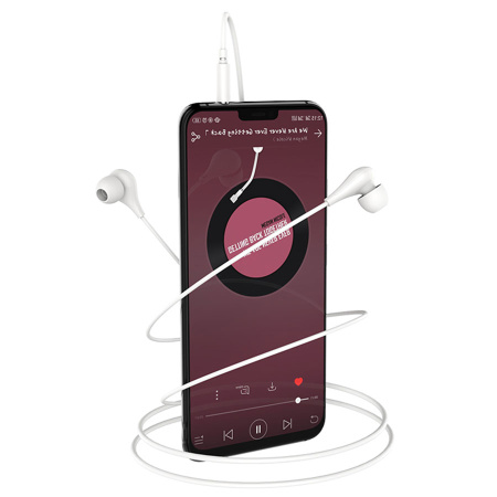 Гарнитура проводная BOROFONE BM24 вставные, кабель 1.2м, белый