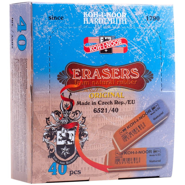 Ластик KOH-I-N00R "Blue Star" (6521/40) (6521040021KDRU)