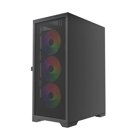 Корпус ATX Б_БП Powercase Mistral B415 (USB3.0,Audio,черный,Mesh,TG,4х120мм ARGB PWM fans,CPU Cooler до 165мм, VGA до 285мм)[CMAB415-A4]