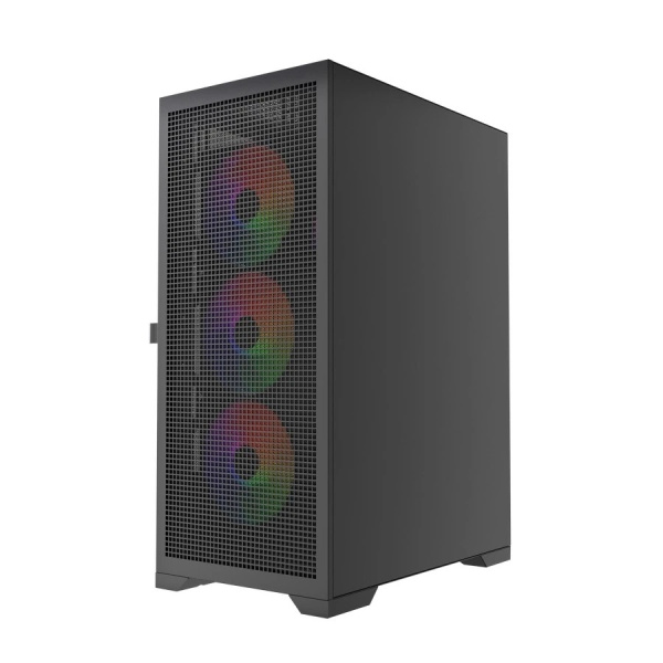Корпус ATX Б_БП Powercase Mistral B415 (USB3.0,Audio,черный,Mesh,TG,4х120мм ARGB PWM fans,CPU Cooler до 165мм, VGA до 285мм)[CMAB415-A4]